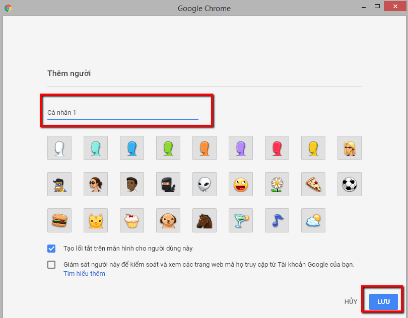 Cách tạo người dùng trên Google Chrome
