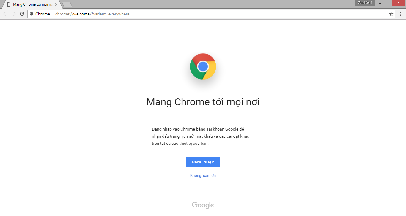 Cách tạo người dùng trên Google Chrome