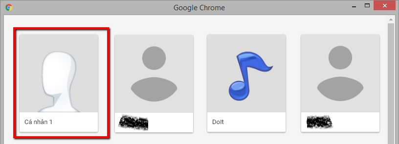 Cách tạo người dùng trên Google Chrome