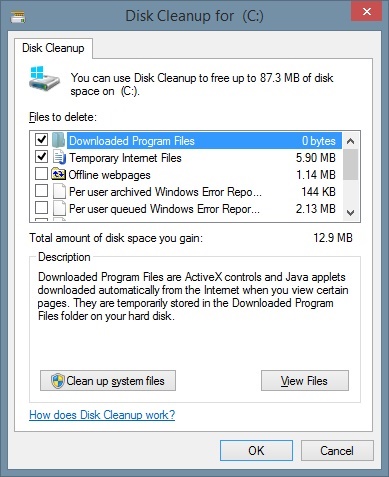 Dọn dẹp ổ đĩa, file hệ thống, file update
