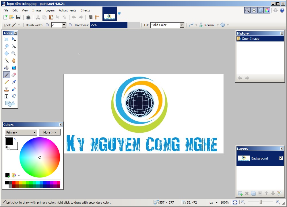 cách tạo logo không nền